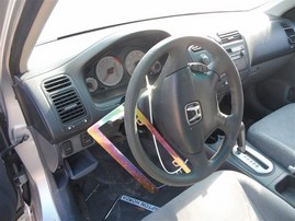 2002 Honda Civic LX Silver Sedan 1.7L AT #A22590